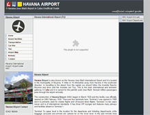 Tablet Screenshot of havana-airport.org